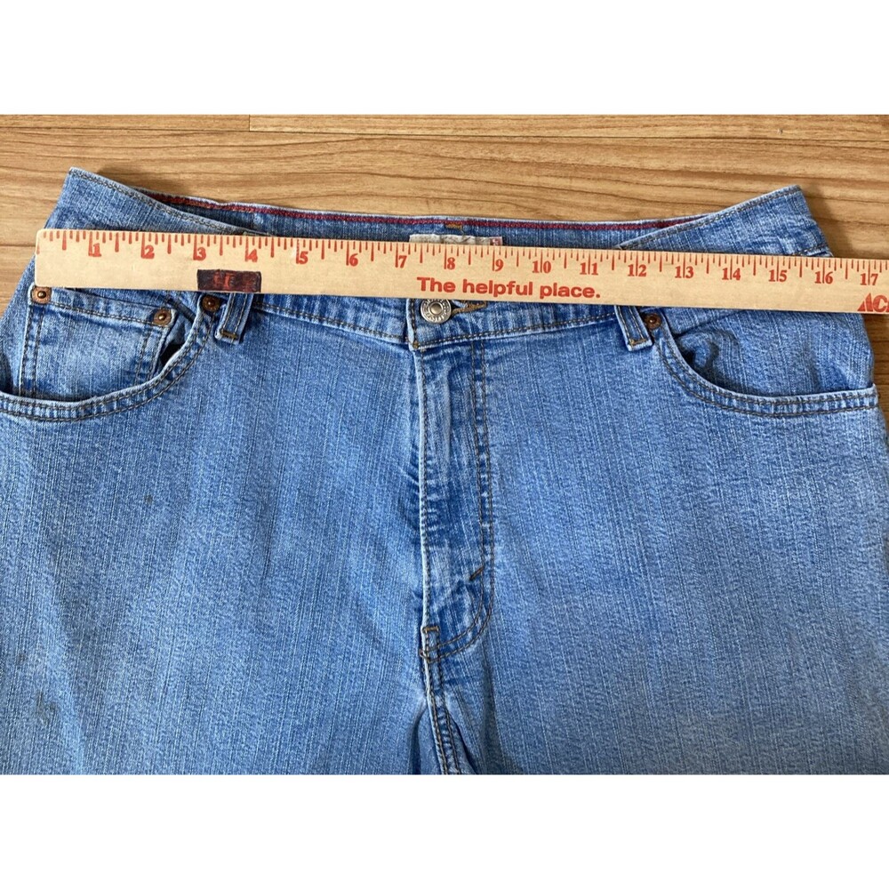 Levis Womens 14M Blue 550 Relaxed Tapered Leg Denim Jeans Mom Retro Classic 90s - Picture 4 of 9